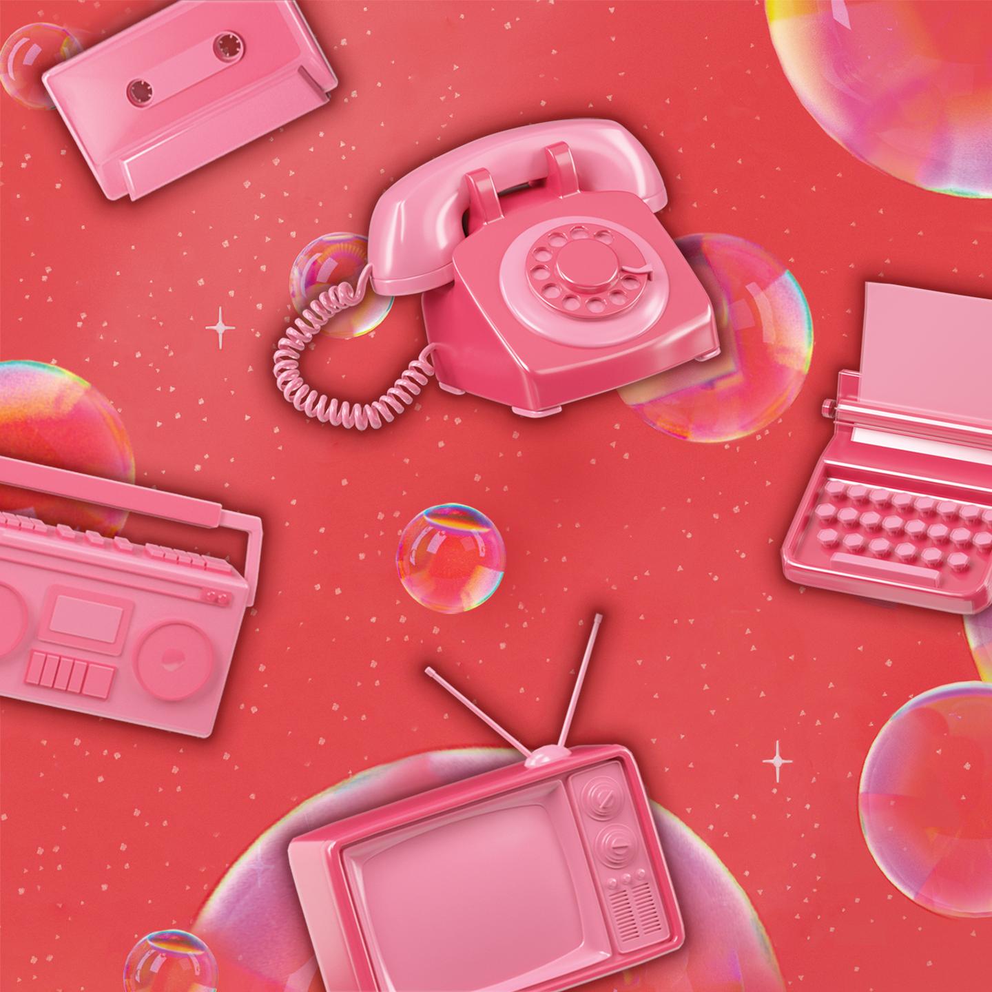 retro pink